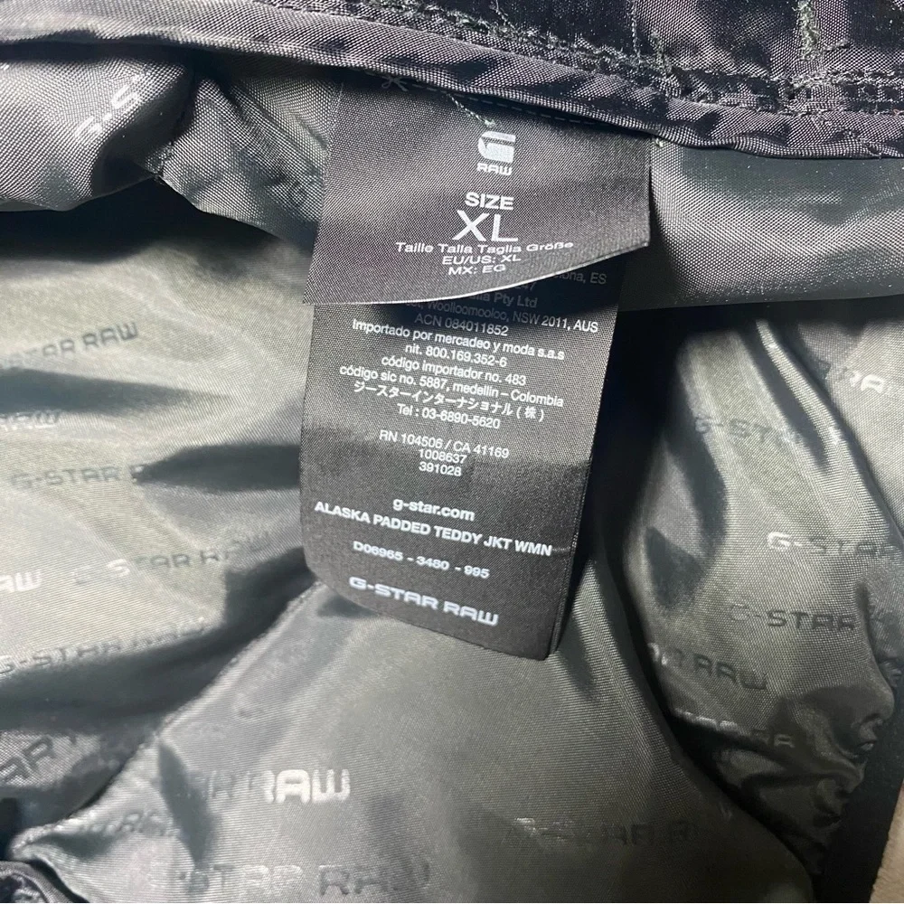 G-Star Alaska Padded Teddy Jacket - Picture 12 of 13